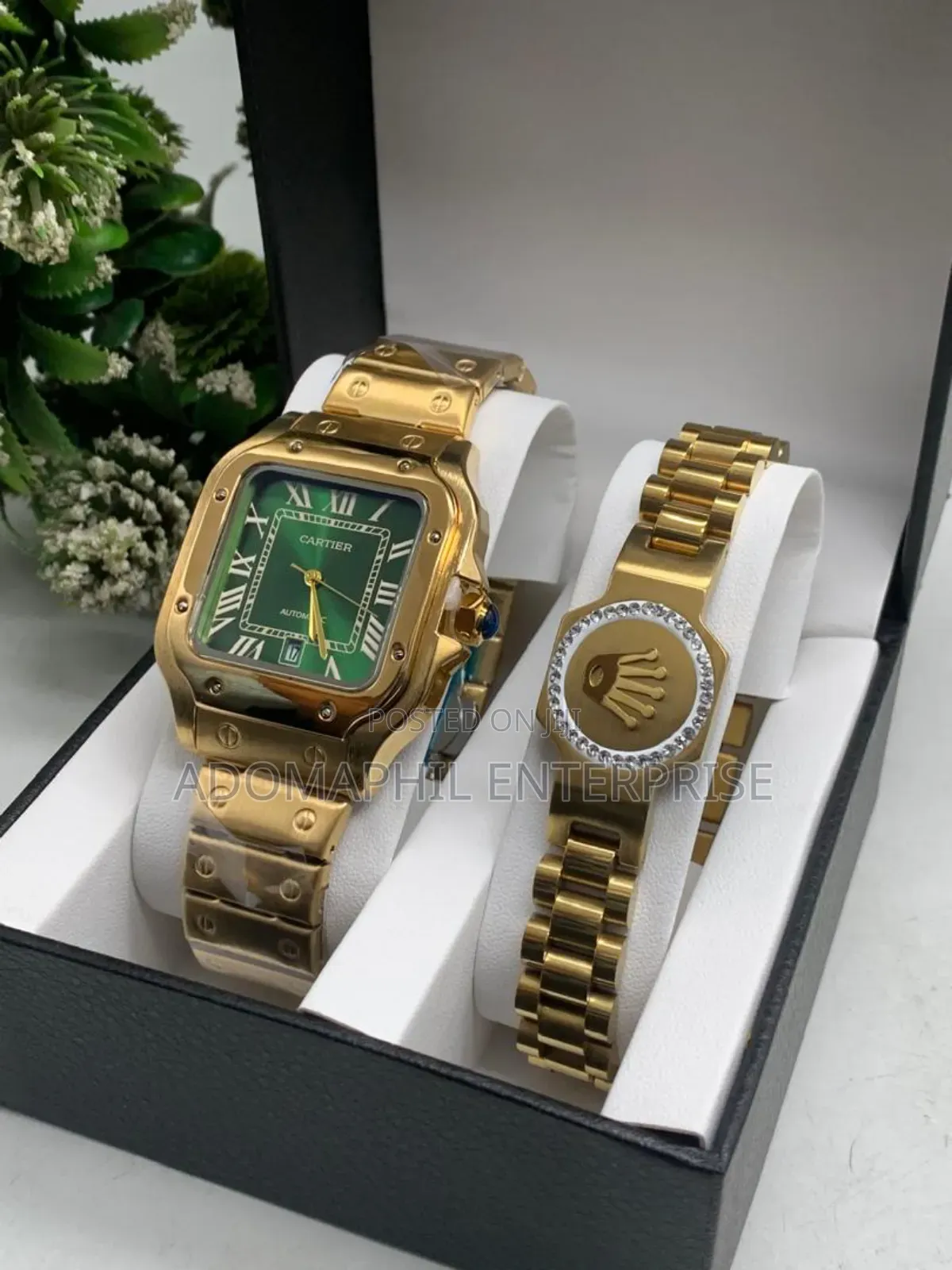 Men Cartier and Bracelet Set