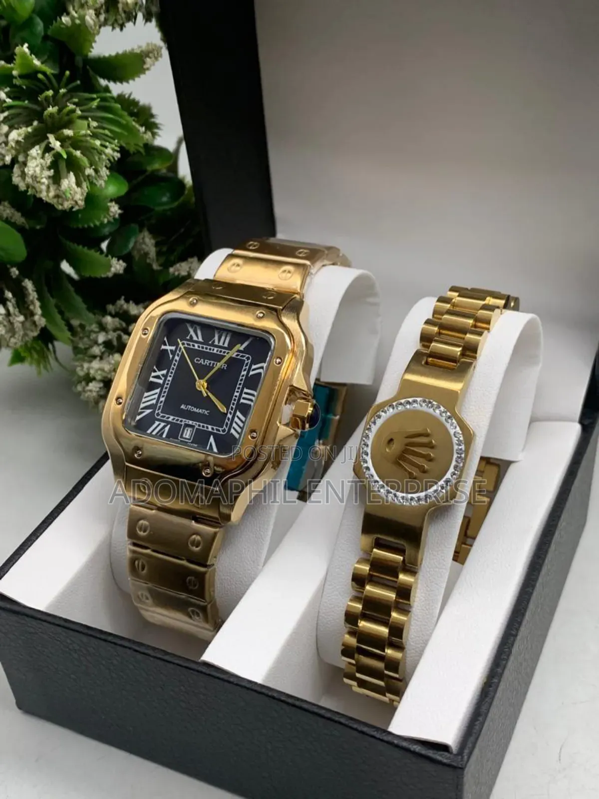 Men Cartier and Bracelet Set
