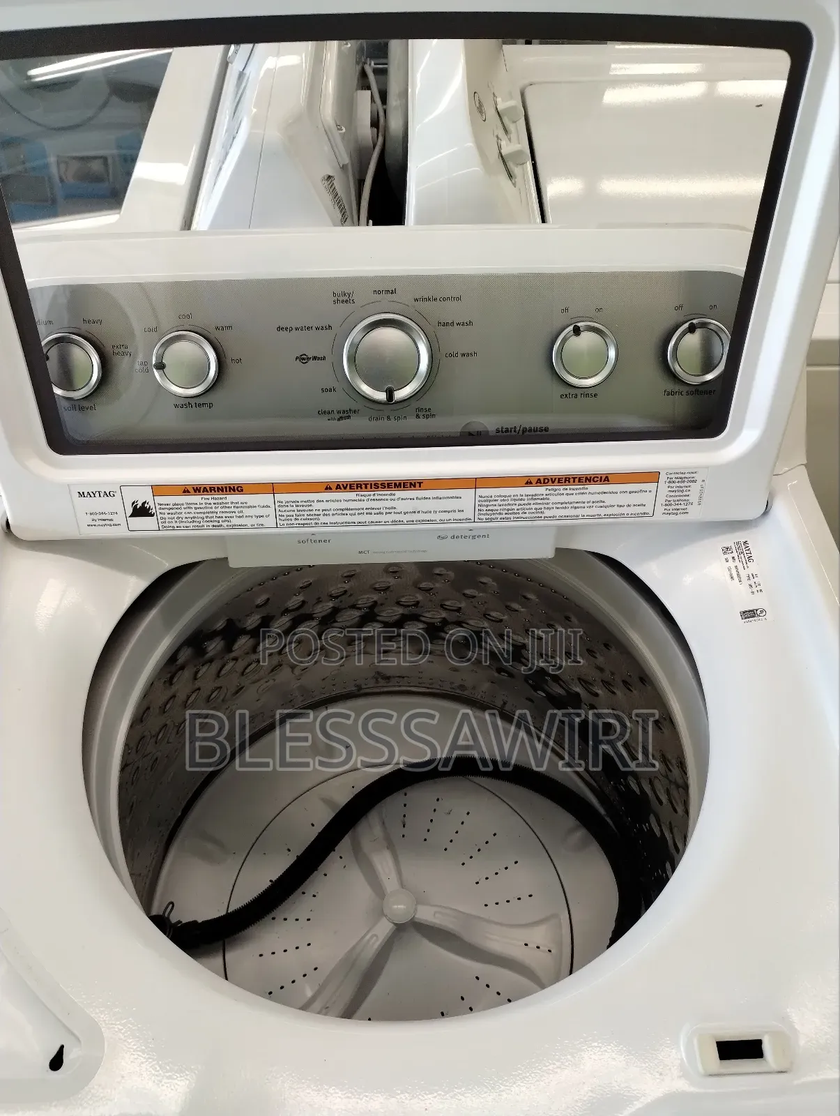 20kg Maytag Usa Brand High-Efficiency Top Load Washer With Powerwash