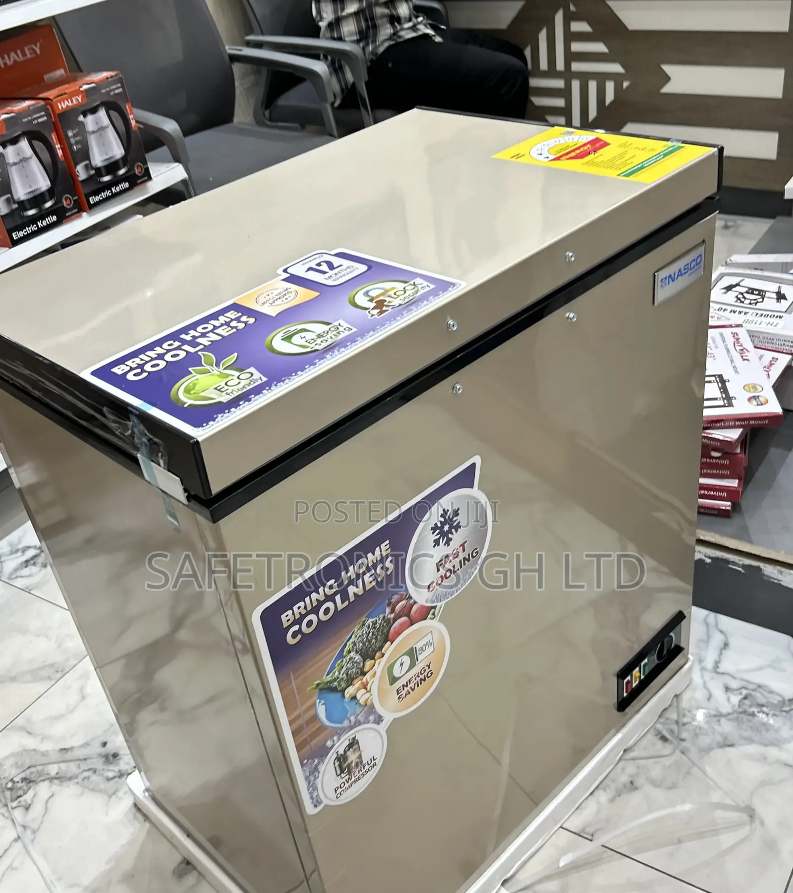 Try Out Electric Gold Nas-200fl 150l Singledoor Nasco Freezer