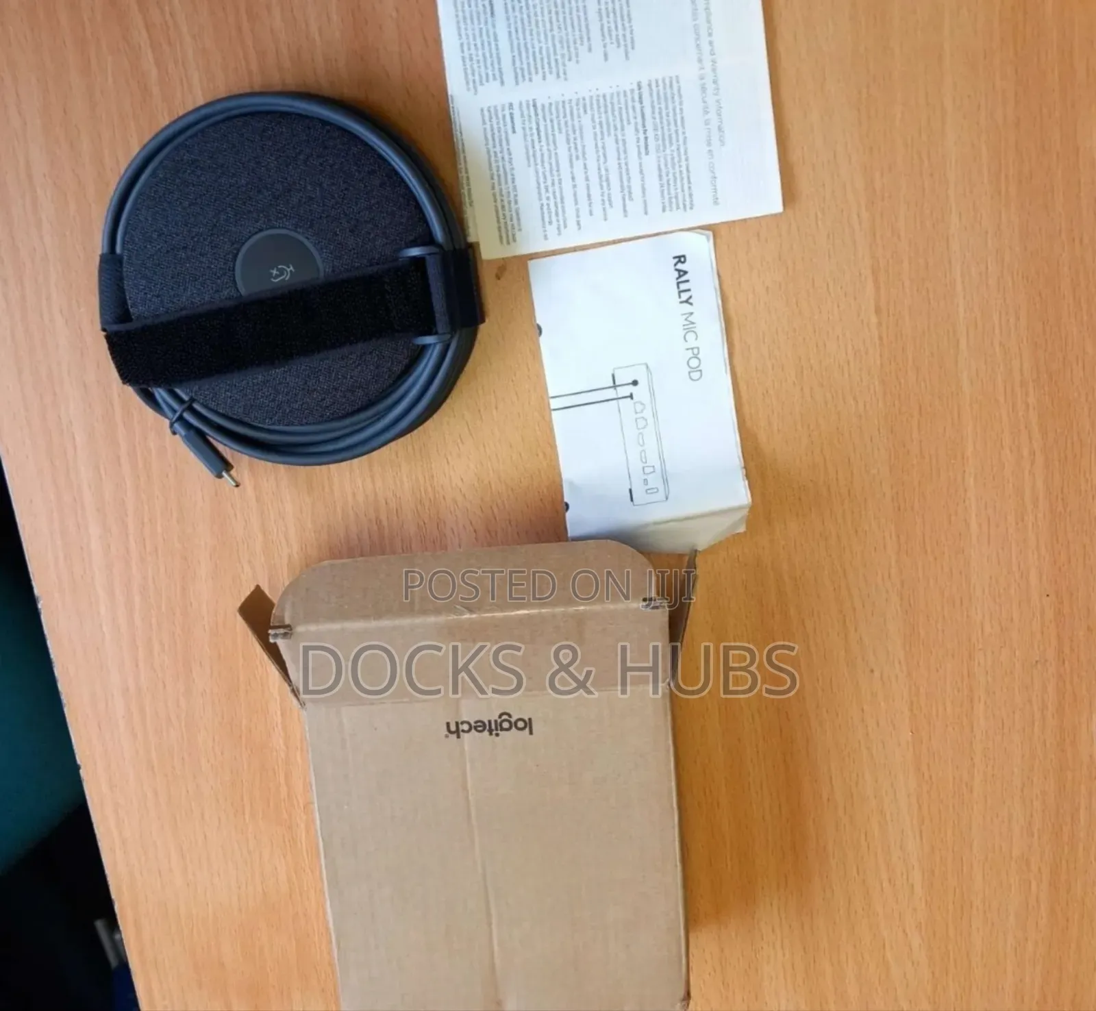 Logitech Rally Mic Pod, Modular Microphones for Logitech Rally Series