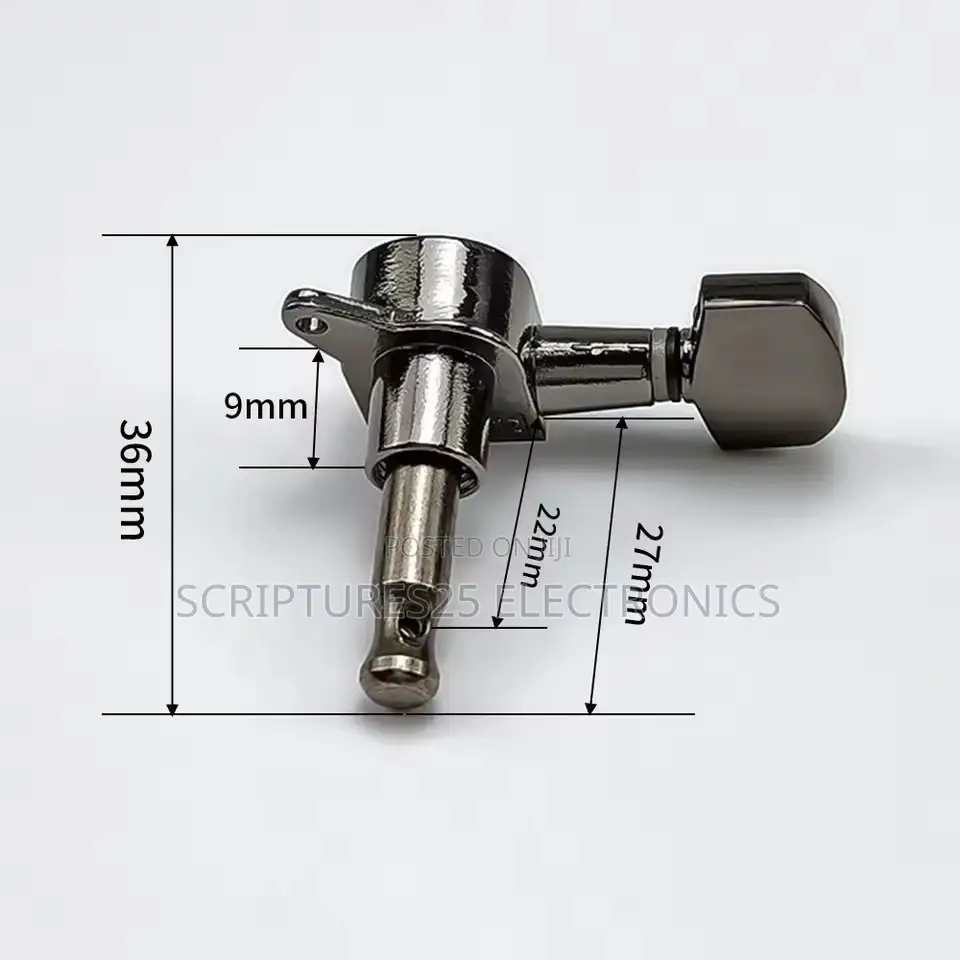 "Premium Guitar Tuning Pegs Set - 6pcs Metal Machine Heads"