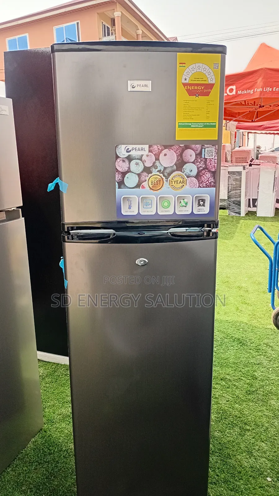 Pearl Fridge-Freezer 165l Stylish Kitchen Fridge-Freezer