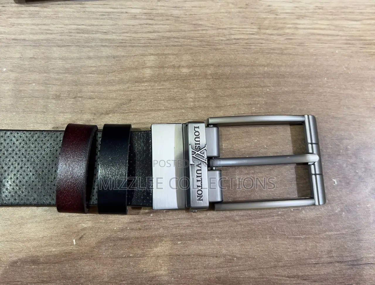 Quality Reversible Leather Belt Brown and Black