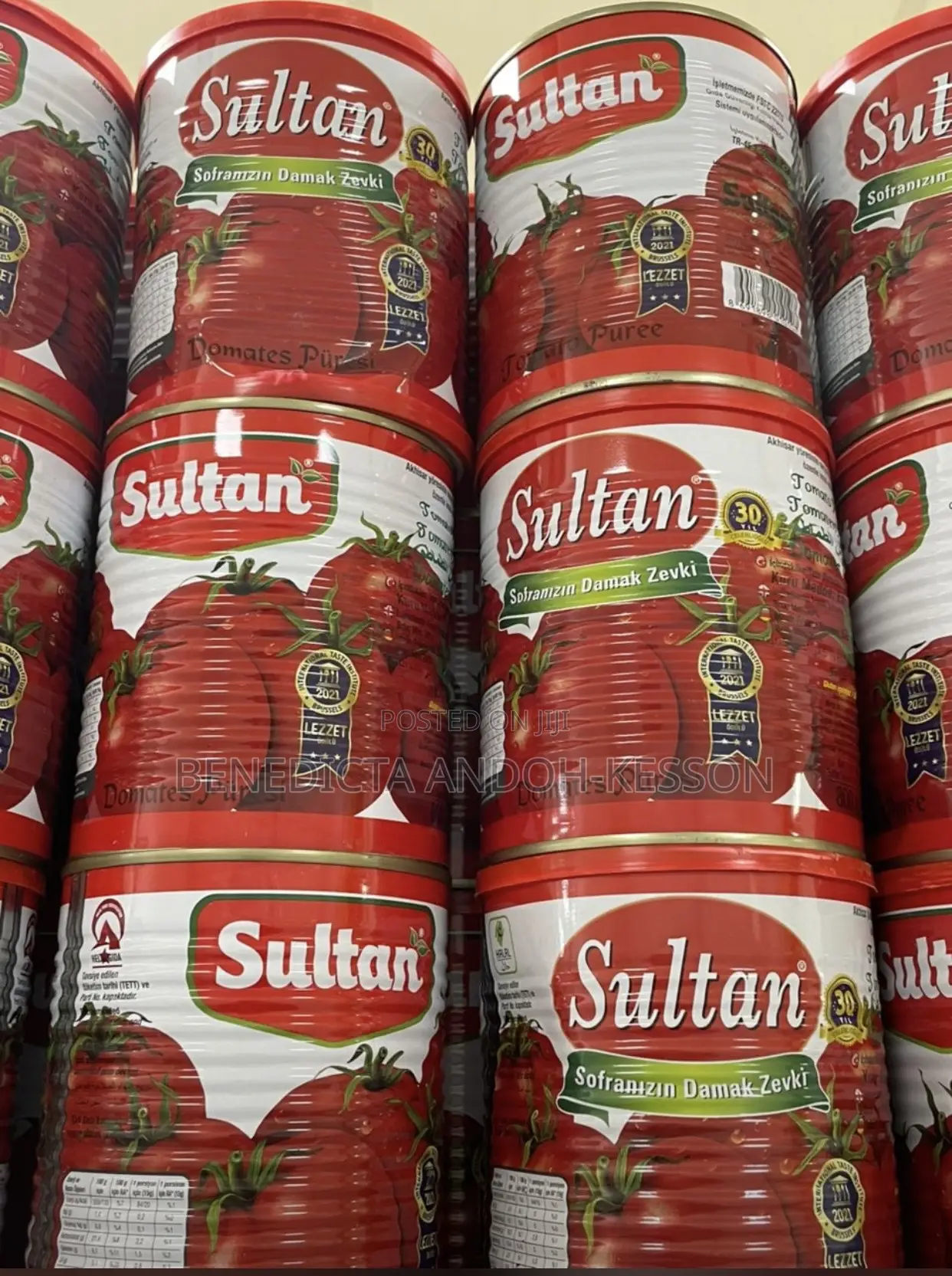 Sultan Tomatoes Purée