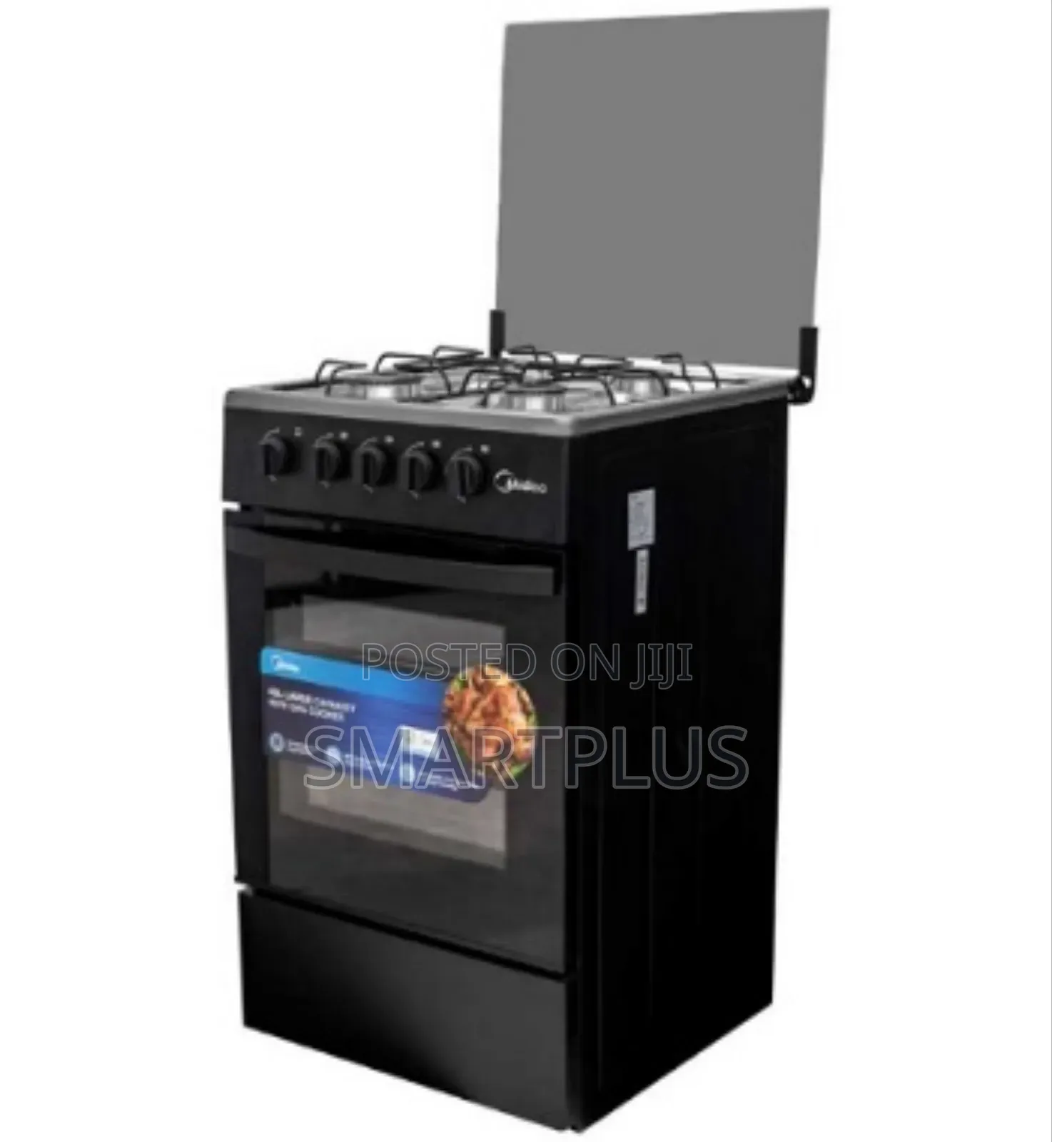 New 4 Burner Midea Sp5055t082-Bg 50x50 Gas Cooker With Grill