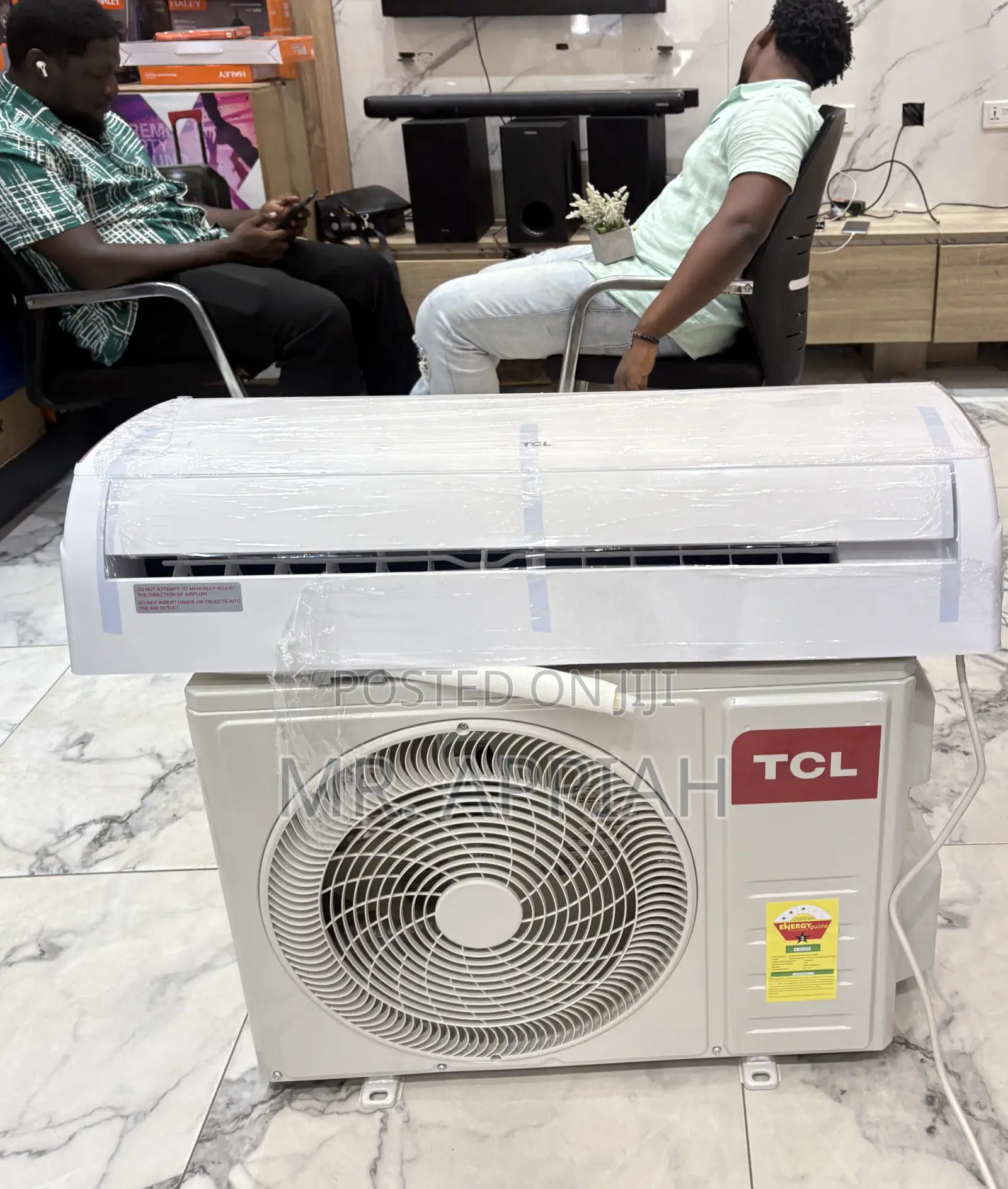 Super Quiet Operation TCL 2.5hp Split Type Air Conditioner(White).