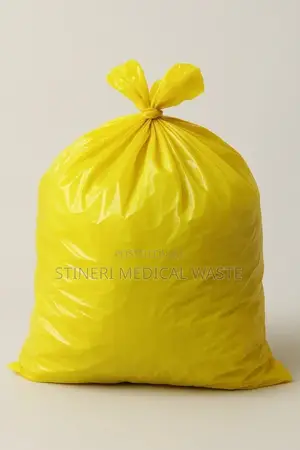 60l Medical Waste Yellow Bin Liners