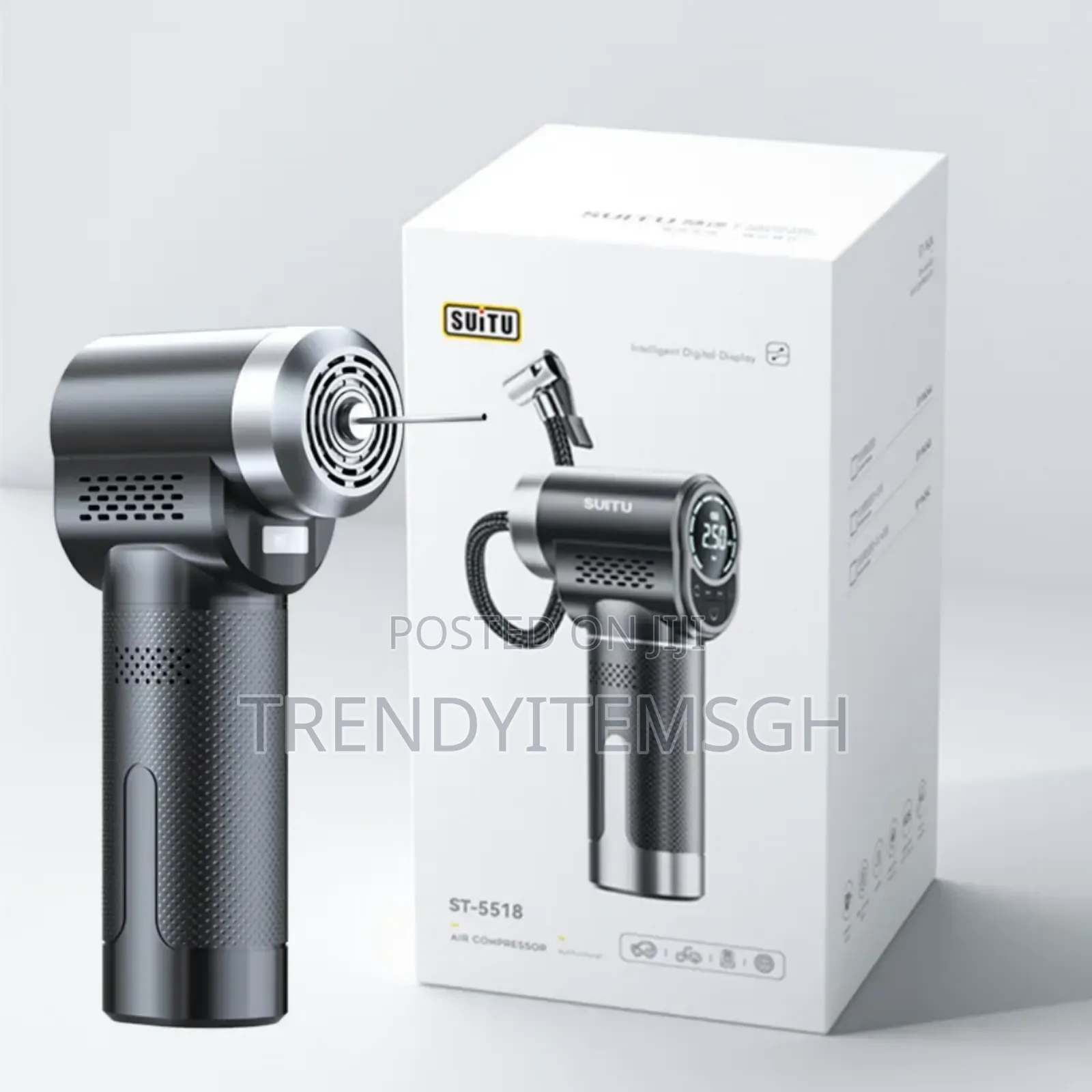 Portable Multifunctional Car Cordless Inflatable Mini Pump With Light