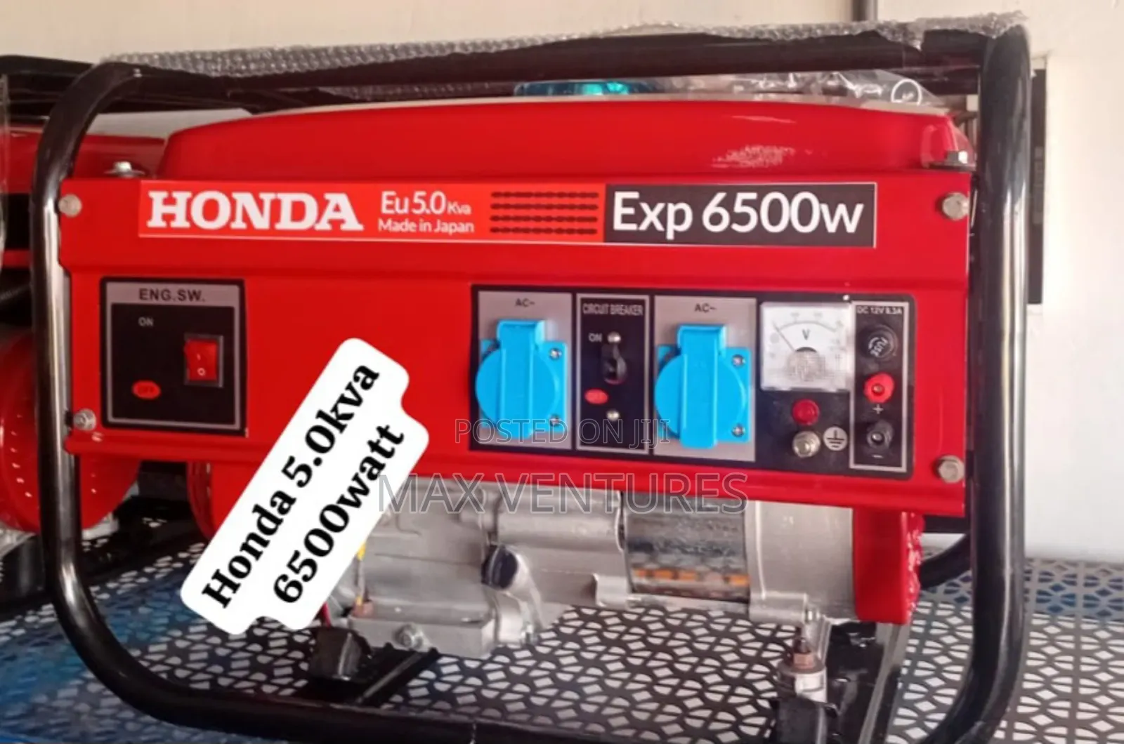 Skeleton Type 5.0kva Honda 6500watt Generator 5.0kva