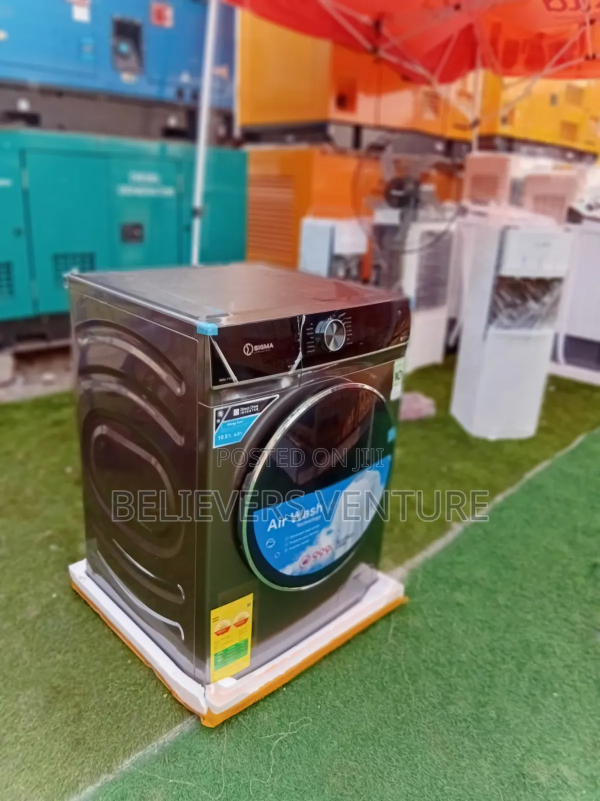 Sigma Sm-10kg Washing Machine Front Load Classy 10.0kg Was*Hing Machin