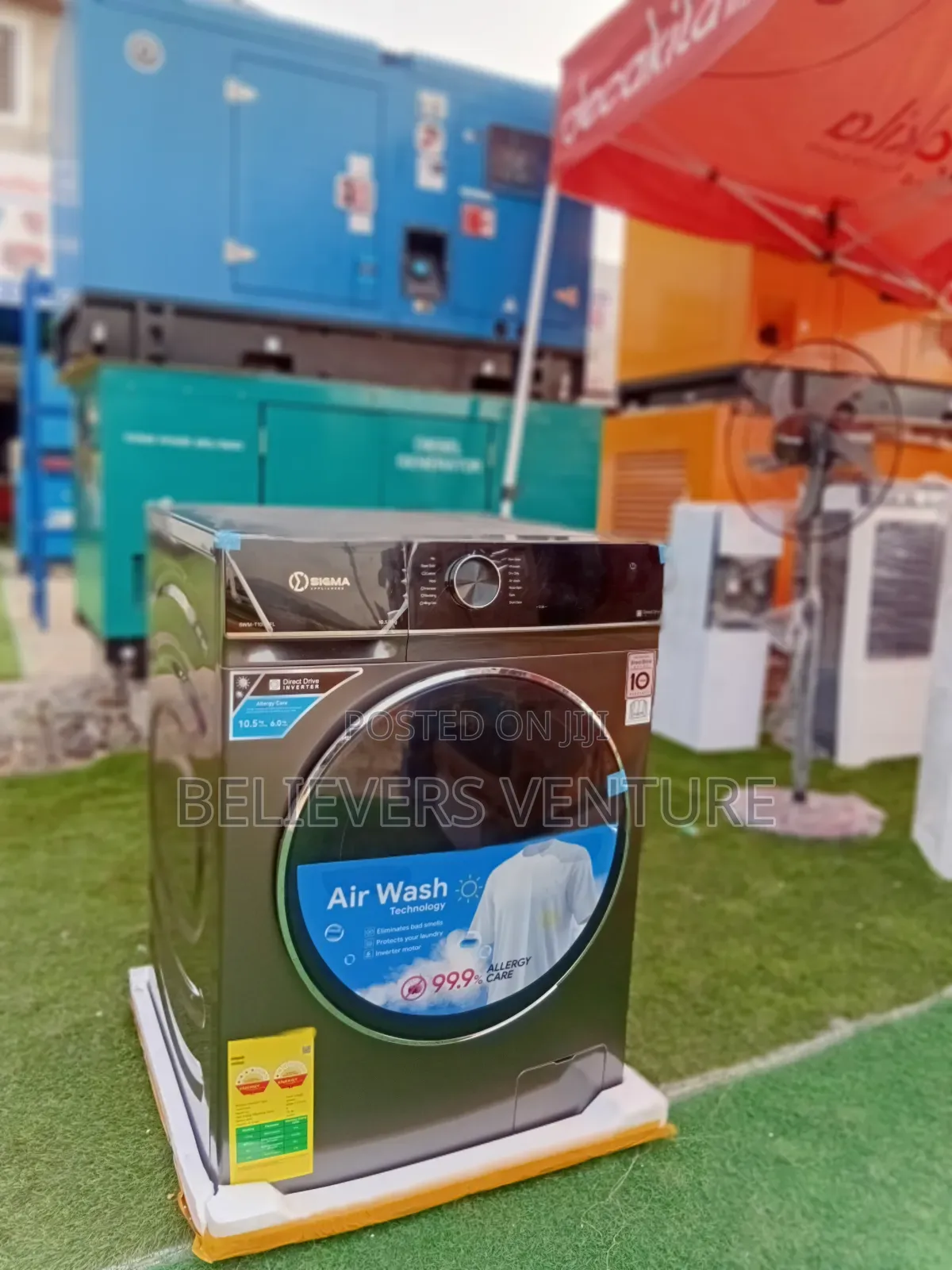 10.0kg Washing Machine by Sigma Fully Automated W*Ash*Ing M*Ac*Hi*Ne