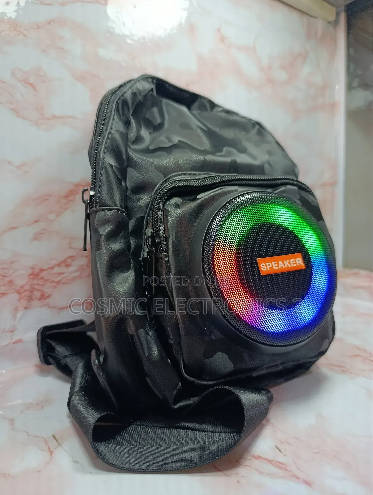 Wireless Shoulder Bag Speaker – Portable Audio Solution