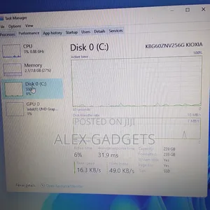 Laptop HP 8GB Intel SSD 256GB