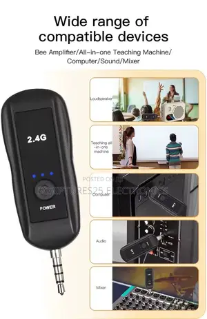 2 in 1 Wireless Headset Mic – Clear Sound, Comfortable Fit *
