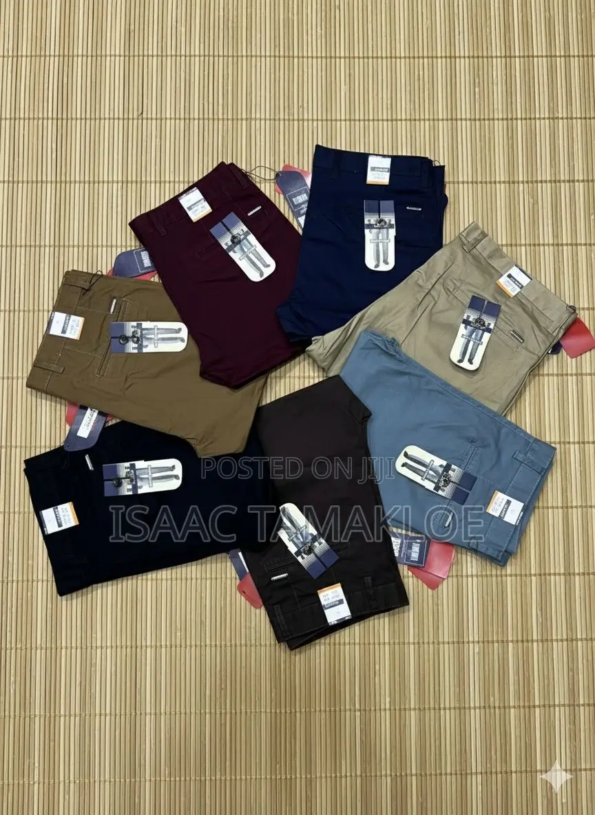Stretch Khaki Trousers