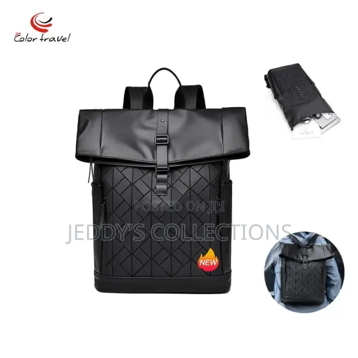 Quality Pu Large Capacity Outdoor Waterproof Backpack With Pockets