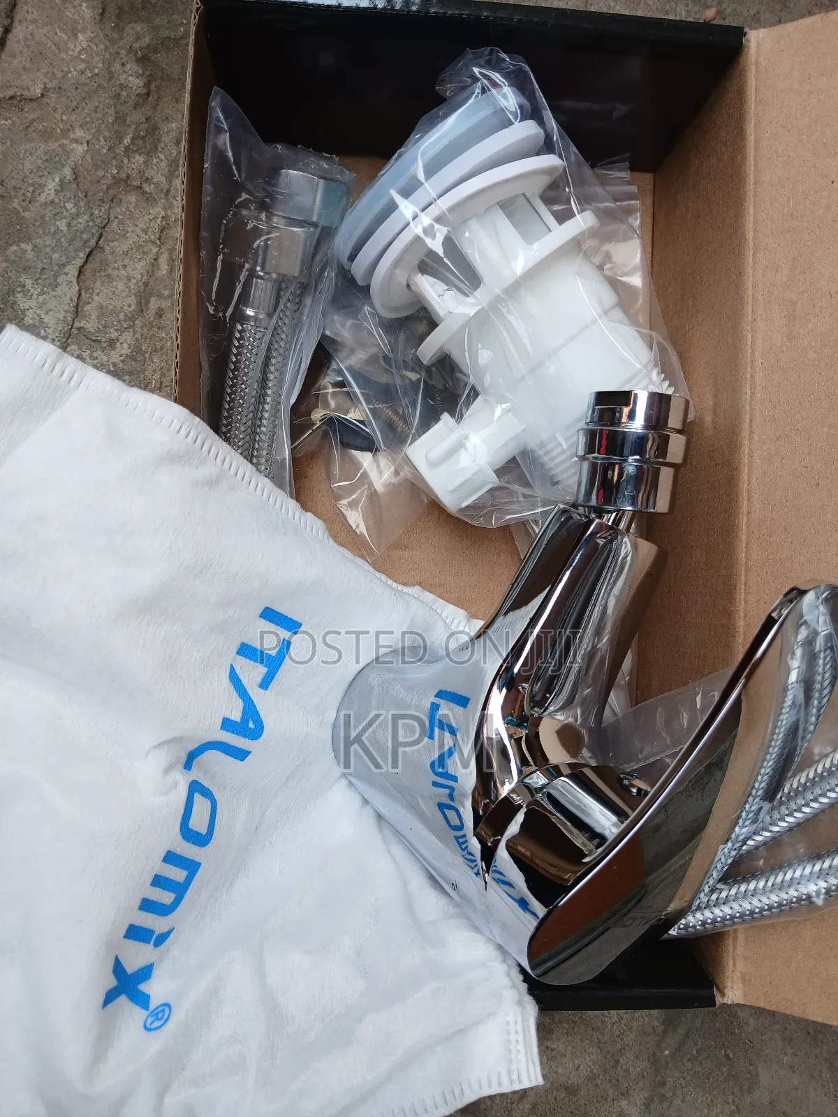 Hot and Cold Bidet Mixer Tap Complete Accessories