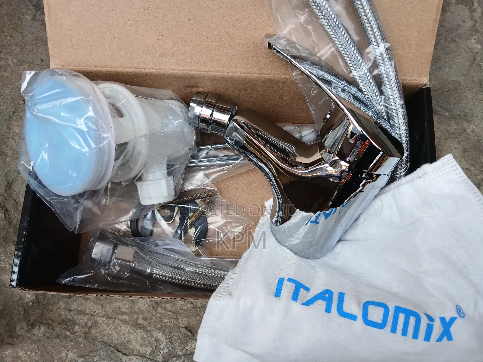 Hot and Cold Bidet Mixer Tap Complete Accessories