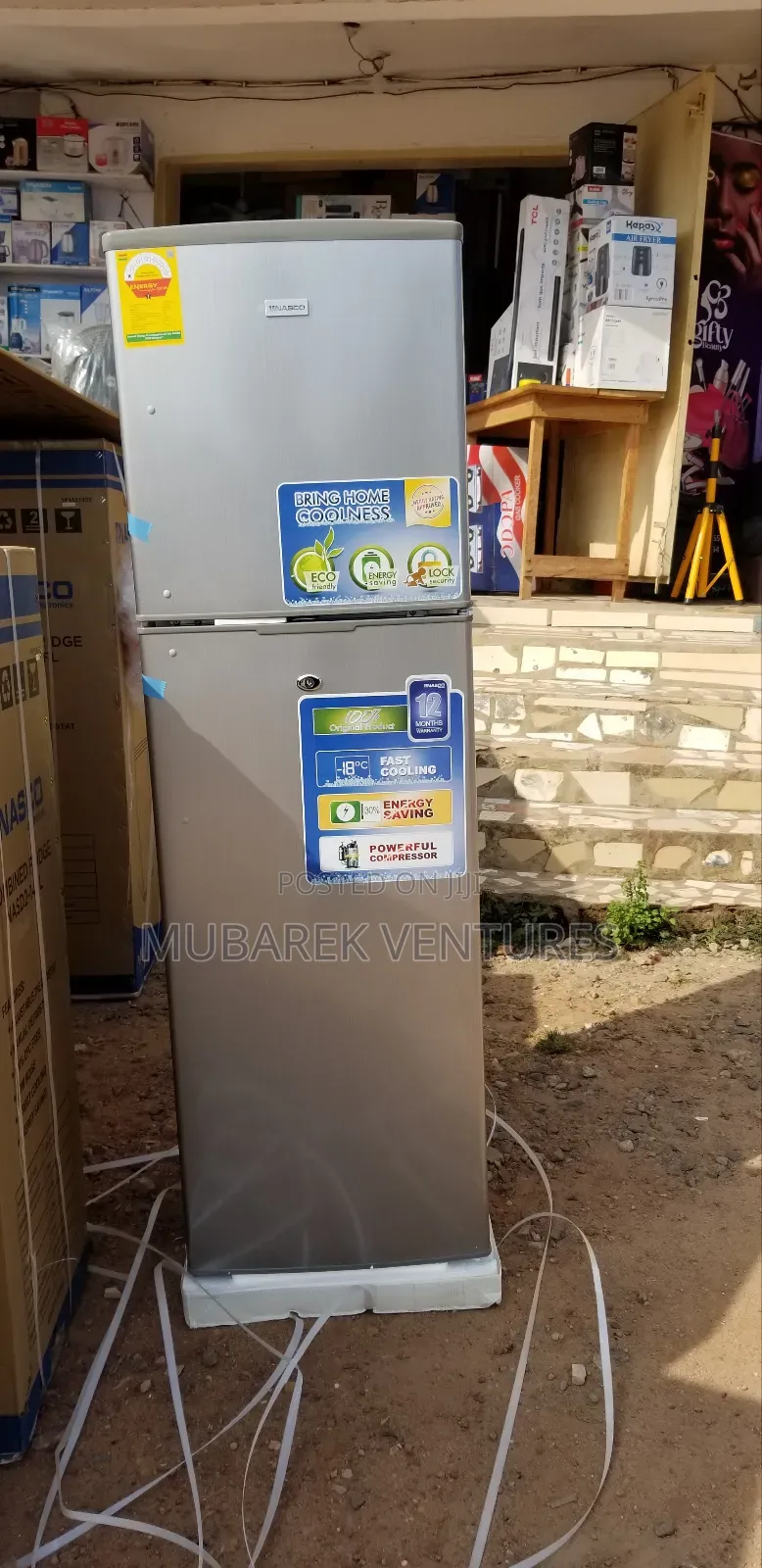 Nasco 166l Top Freezer Fridge