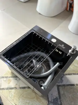 Small Single Sink 40cm Black Armless Kitchen Sink