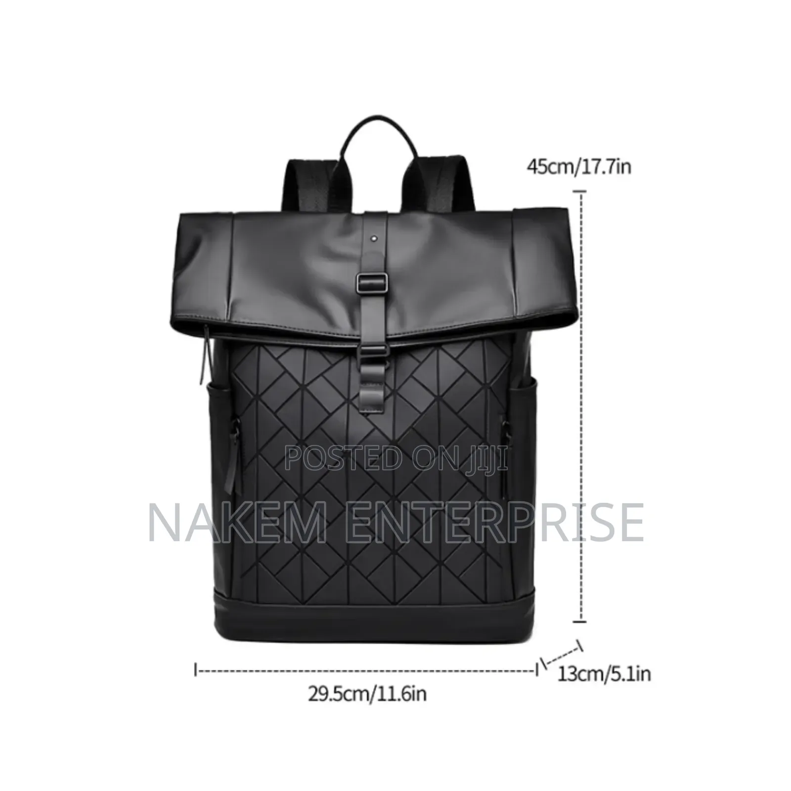 Roll Up Laptop Backpack Men Women Expandable 15.6 Inch Waterproof