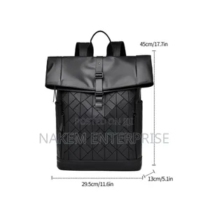 Roll Up Laptop Backpack Men Women Expandable 15.6 Inch Waterproof