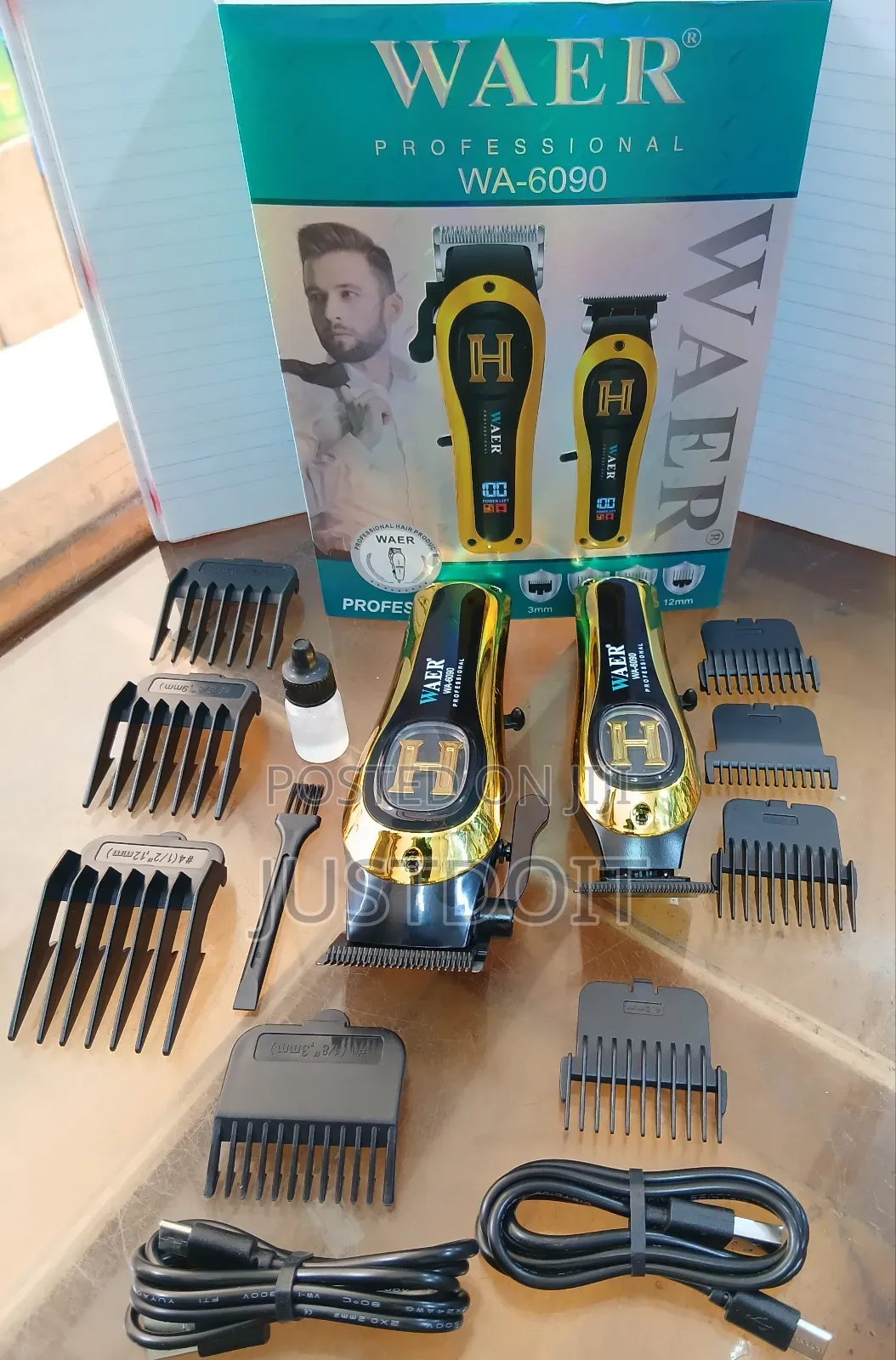 Where 6090 2 in 1 Rechargeable Barbering Machine