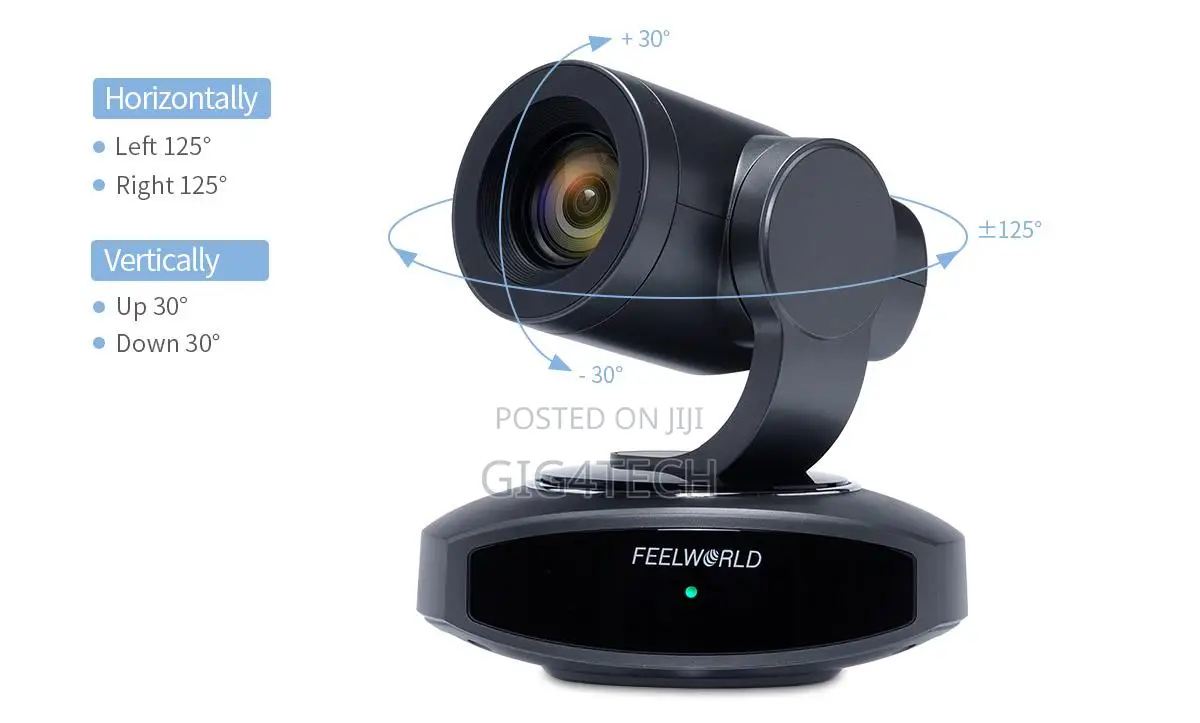 Feelworld 4k10x PTZ Camera 10x Optical Live Streaming