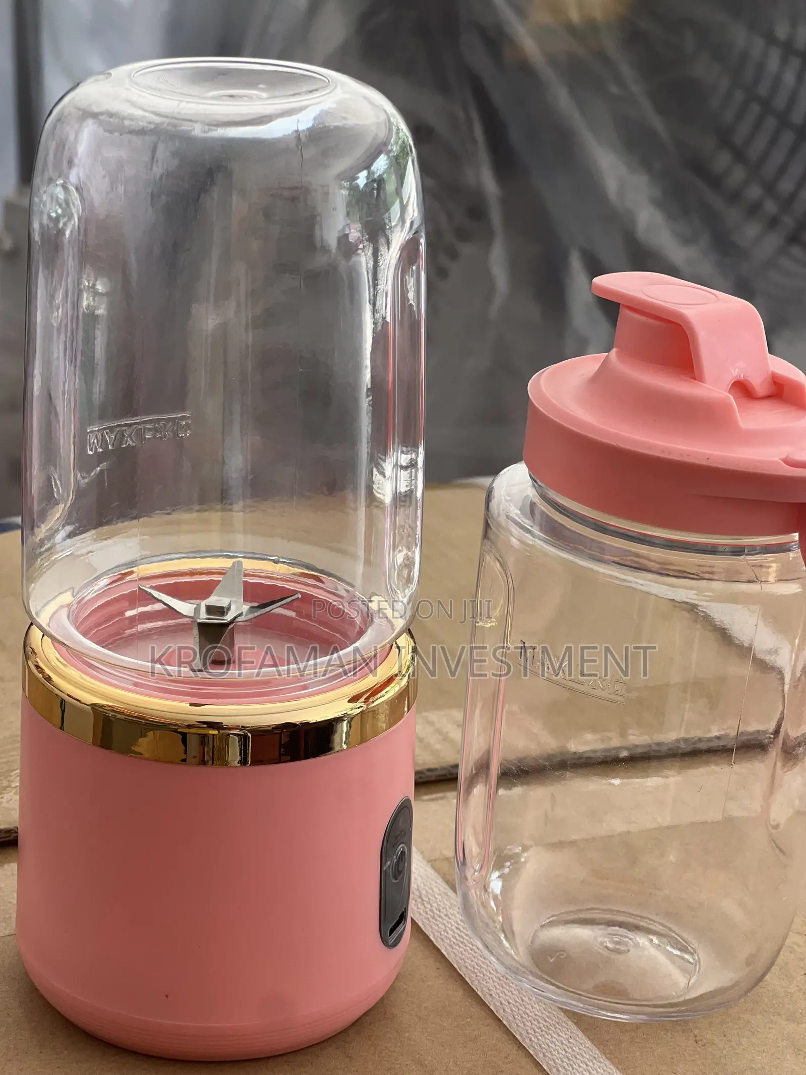 Portable Rechargeable Blender/Smoothie Maker 400mlx2