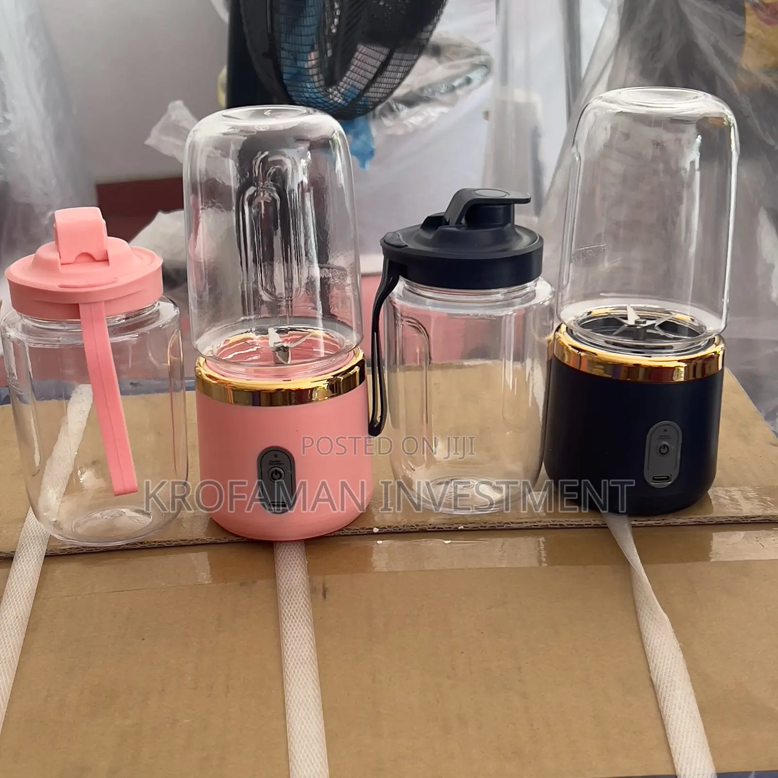 Portable Rechargeable Blender/Smoothie Maker 400mlx2