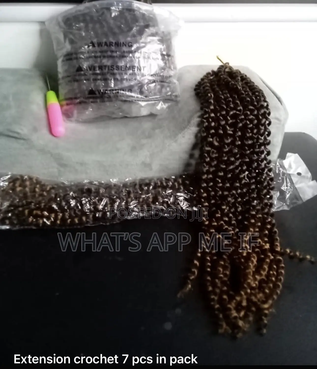 Wigs and Packs of Crochets Wigs