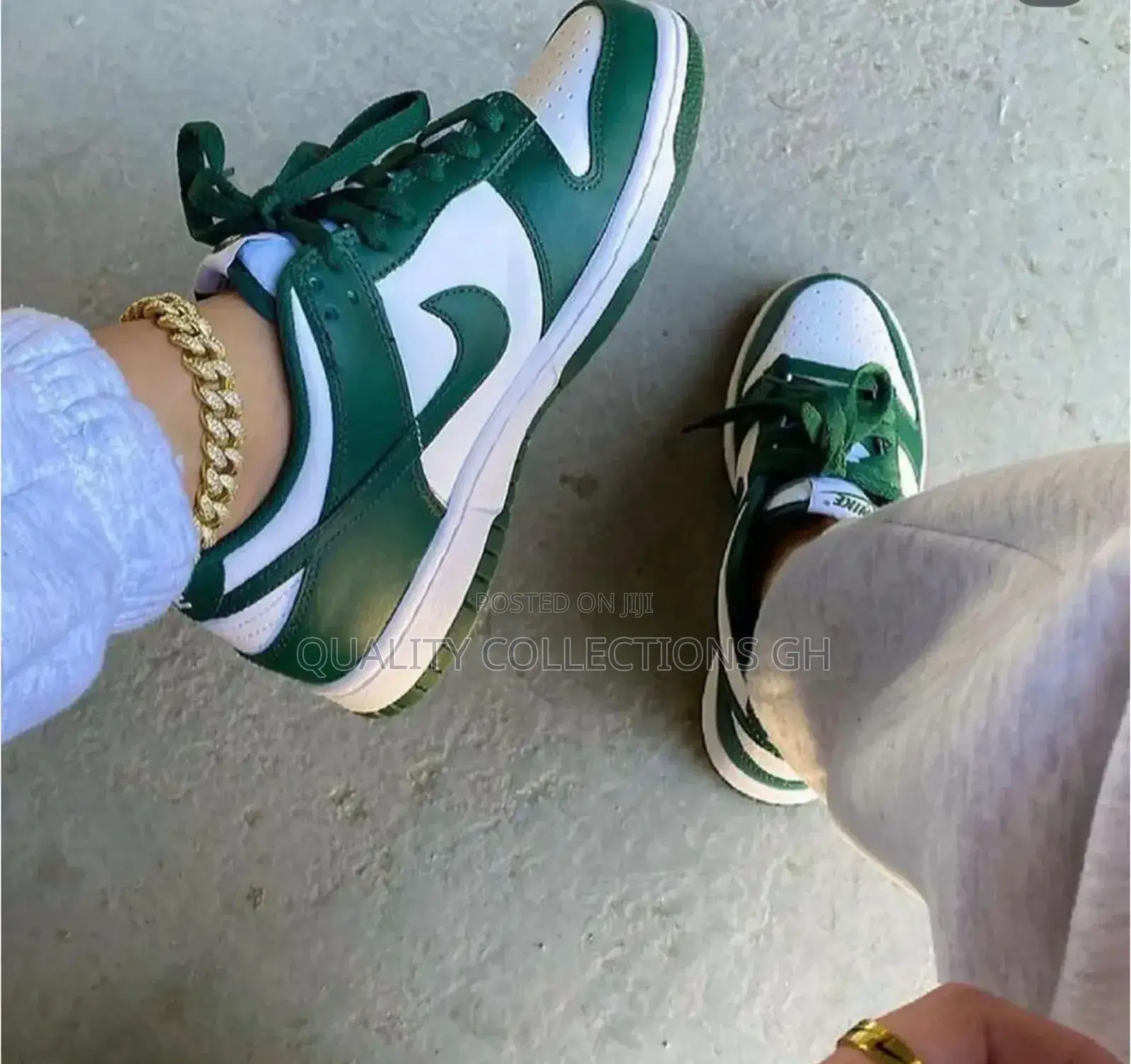 Nike Sb Low Green and White