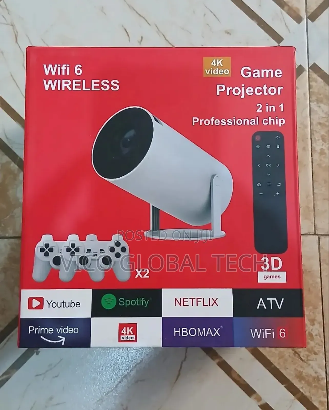 2-in-1 Smart Game Projector