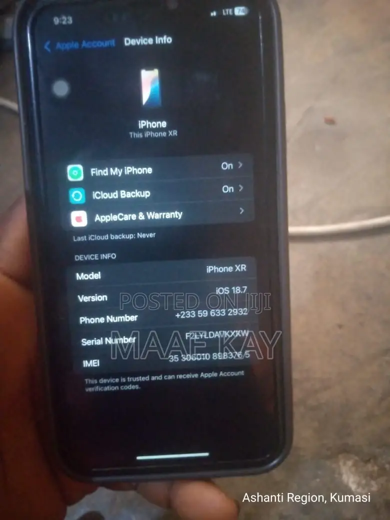 Apple iPhone XR 128 GB Blue