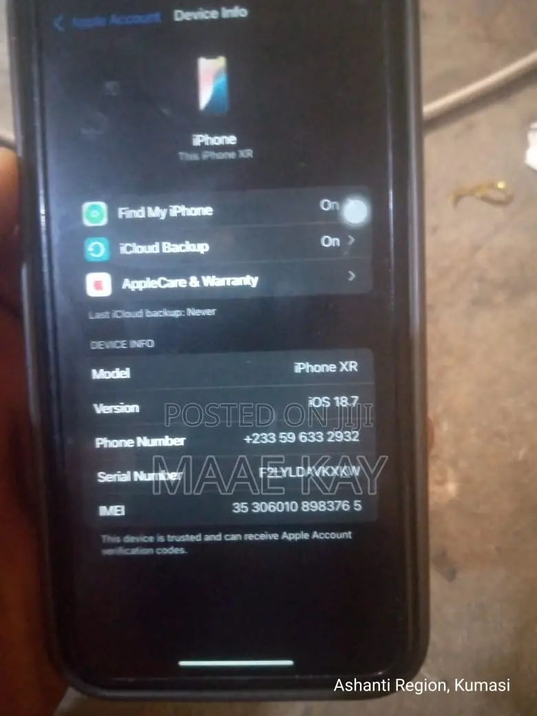 Apple iPhone XR 128 GB Blue