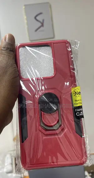 Motorola Moto Edge 2025 Protective Phone Case (Red Black)