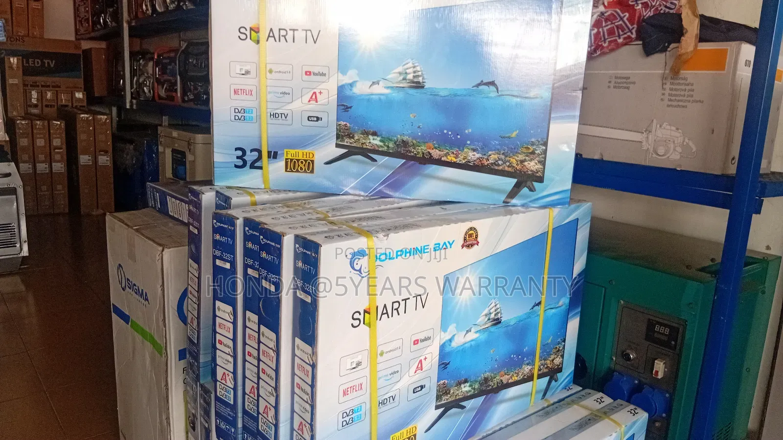 Dolphine 32inchs Smart Tv With Wi-Fi