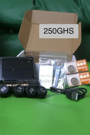 Solar Car Tyre Pressure Monitor With Alarm