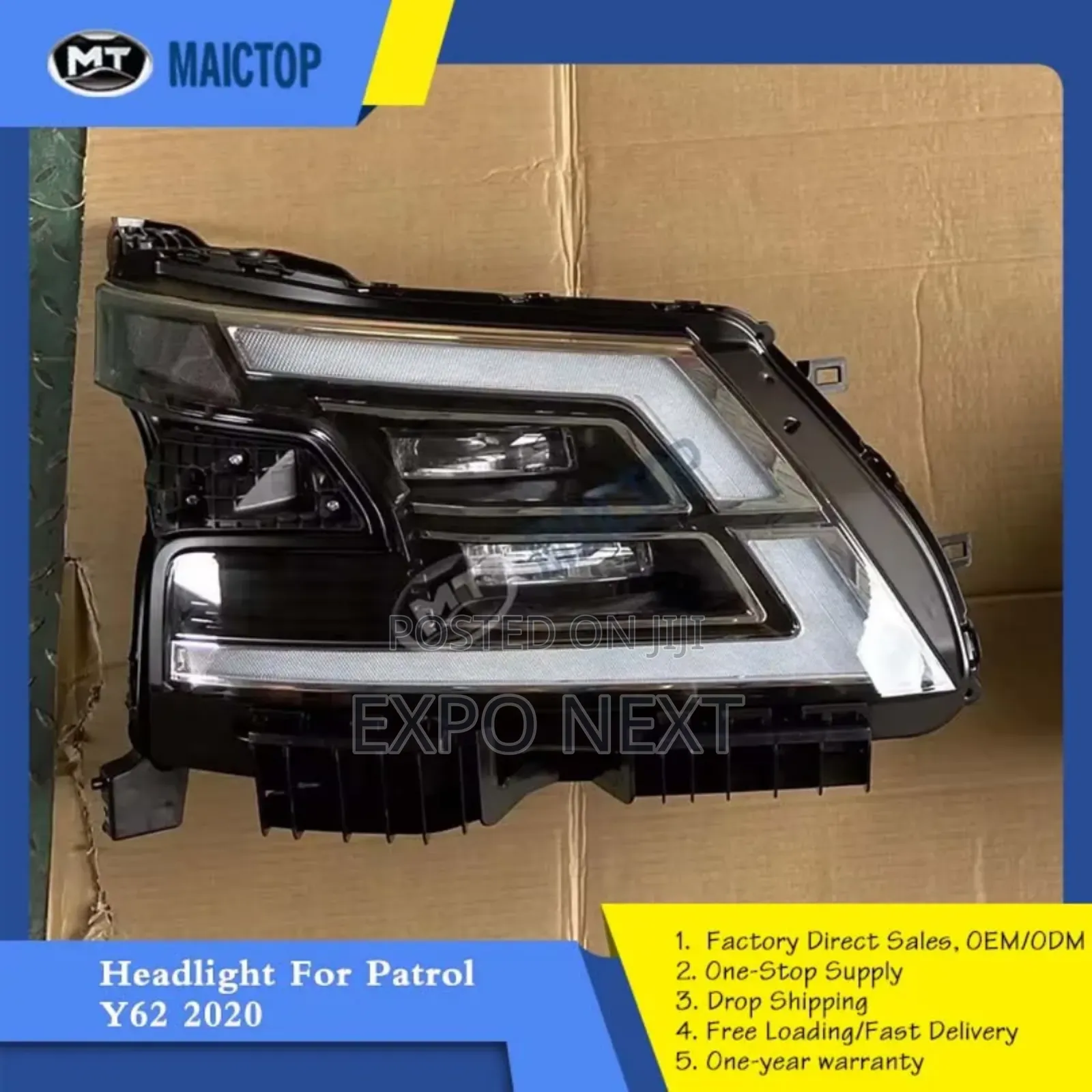 Nissan Patrol 2014-2021 Headlight Led Pair