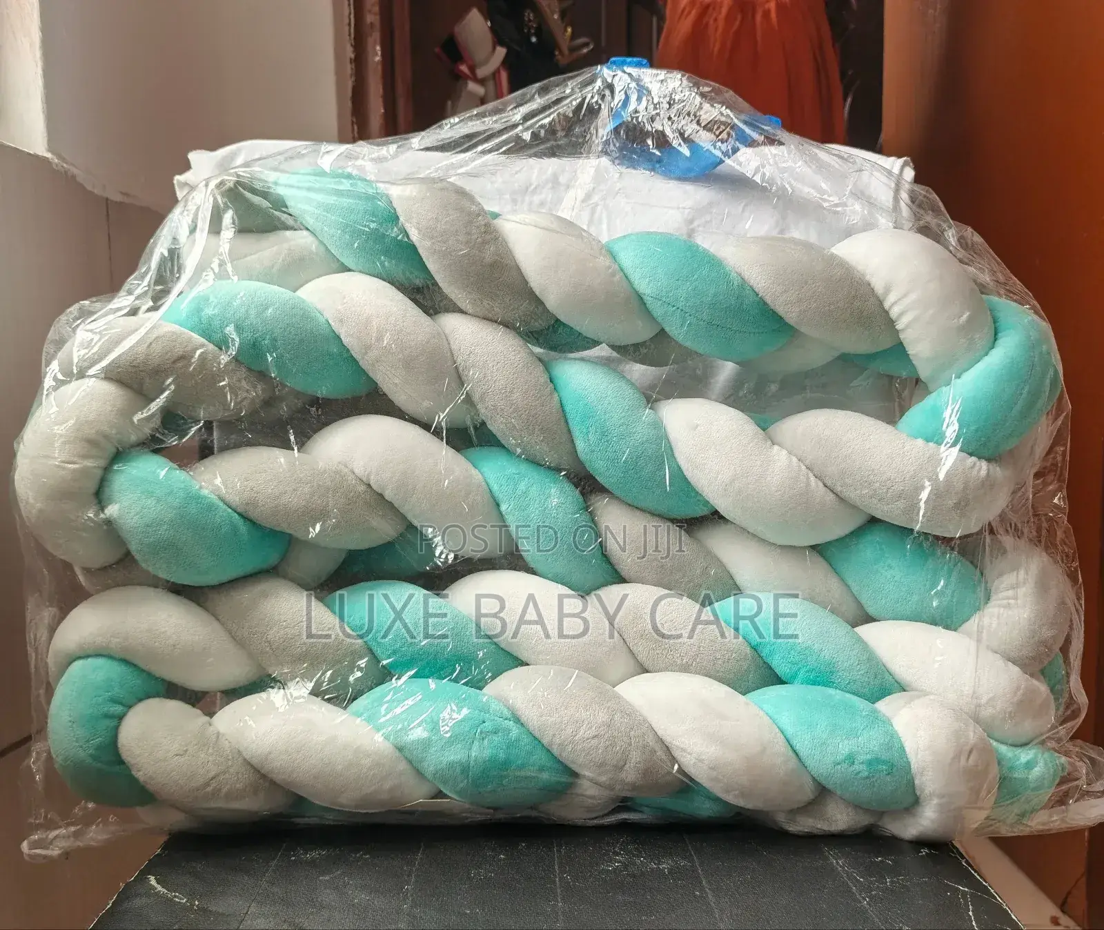 Braided Crib or Cot Bumper