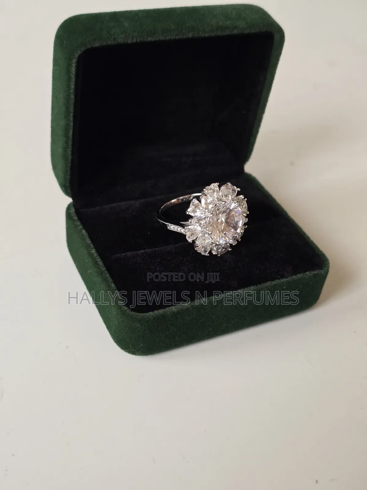 Sterling Silver Cubic Zirconia Cocktail Ring