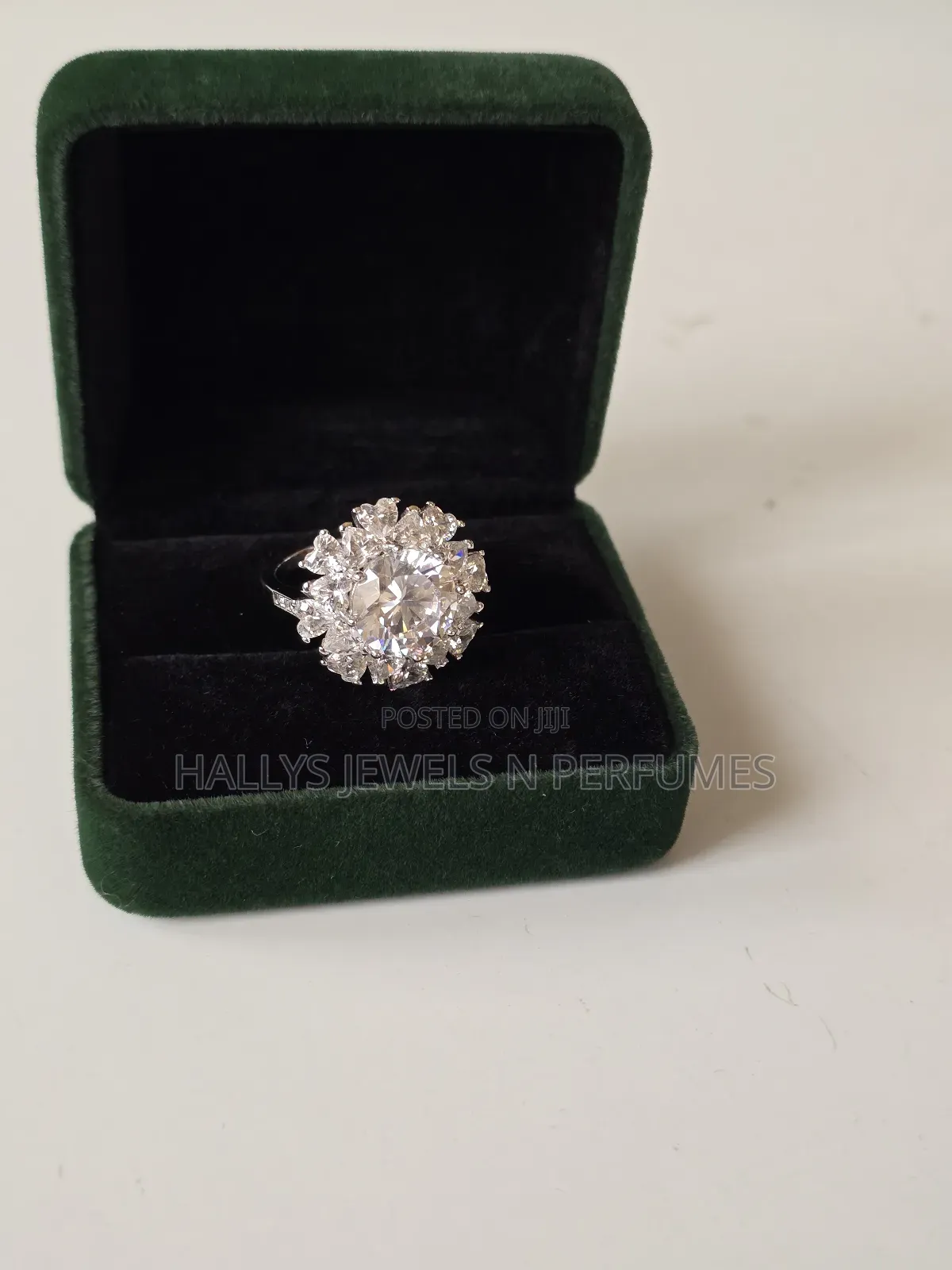 Sterling Silver Cubic Zirconia Cocktail Ring
