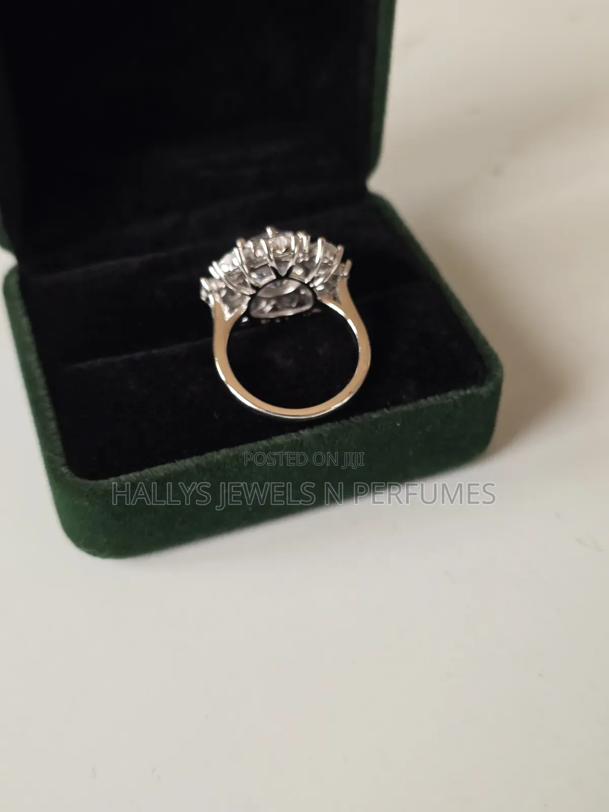 Sterling Silver Cubic Zirconia Cocktail Ring