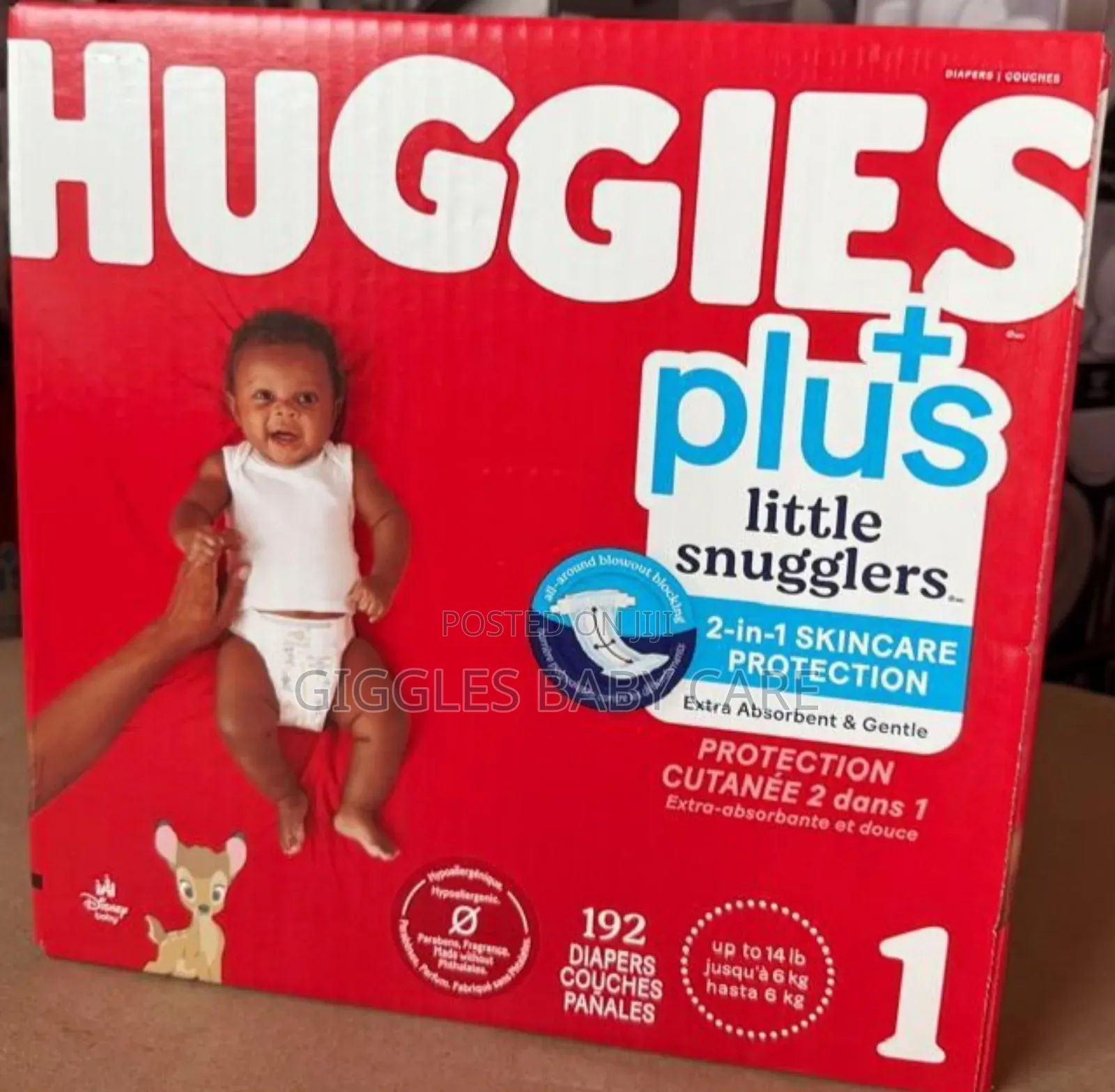 Huggies Diapers Sizes 1, 2, 3, 4, 5, 6