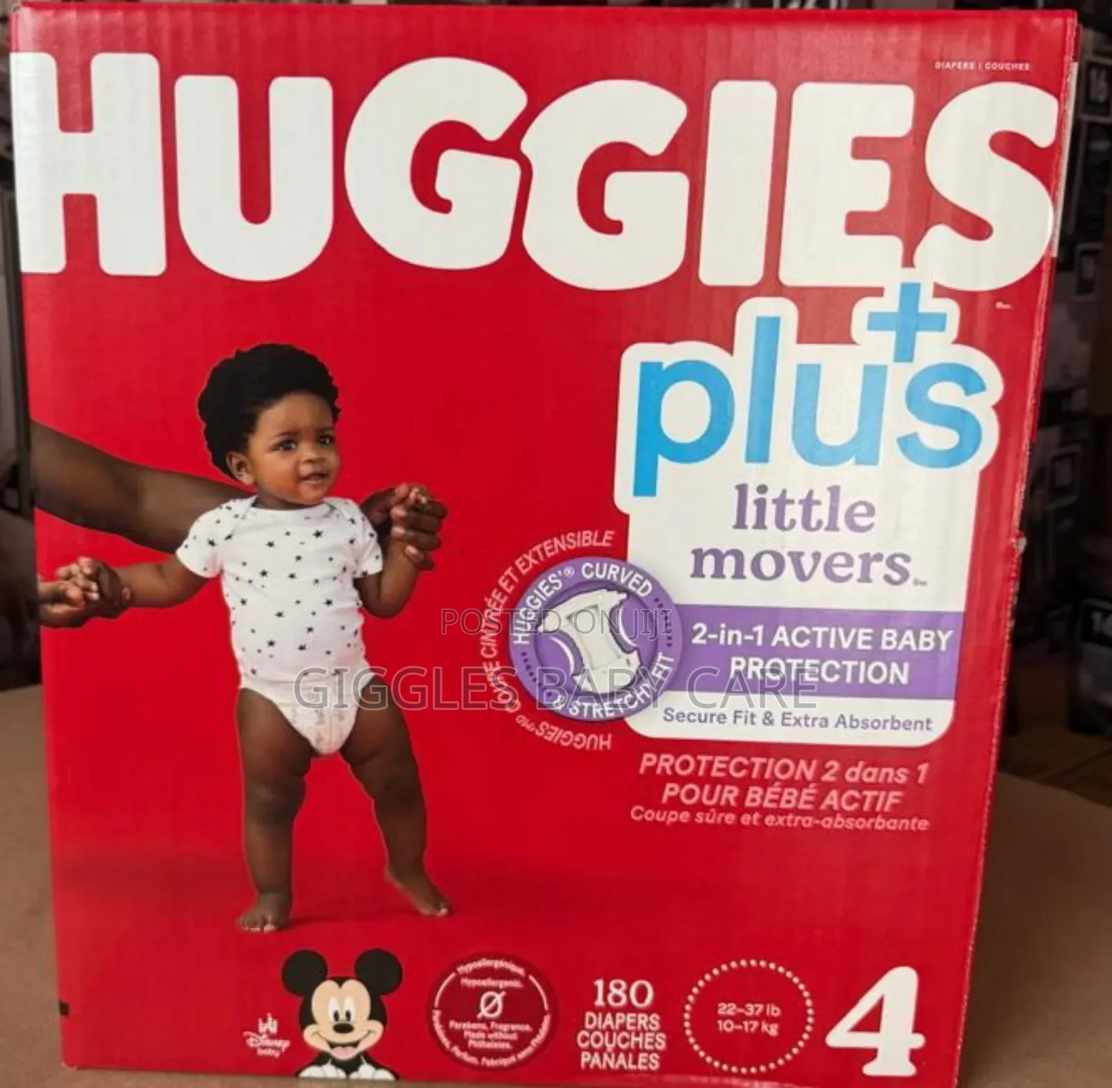 Huggies Diapers Sizes 1, 2, 3, 4, 5, 6