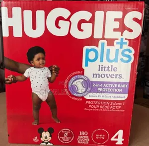 Huggies Diapers Sizes 1, 2, 3, 4, 5, 6