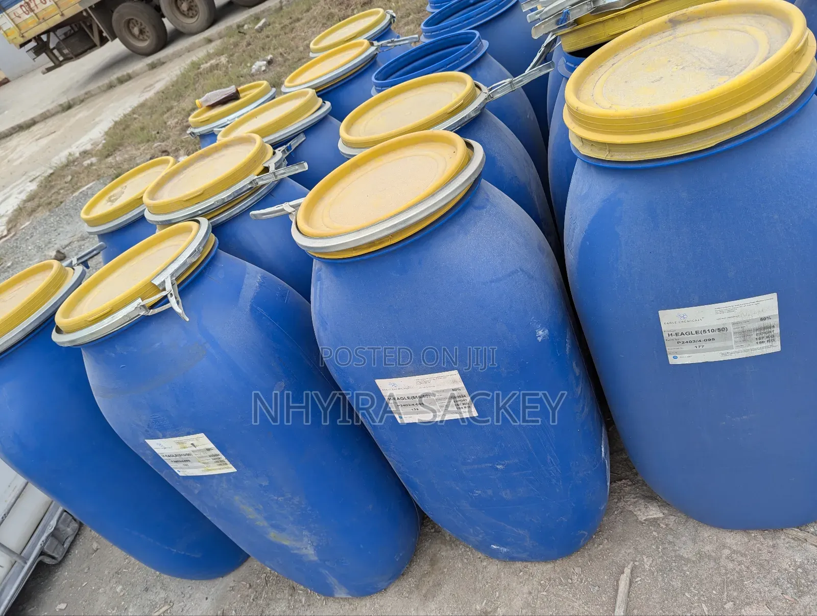 Blue Water Barrel