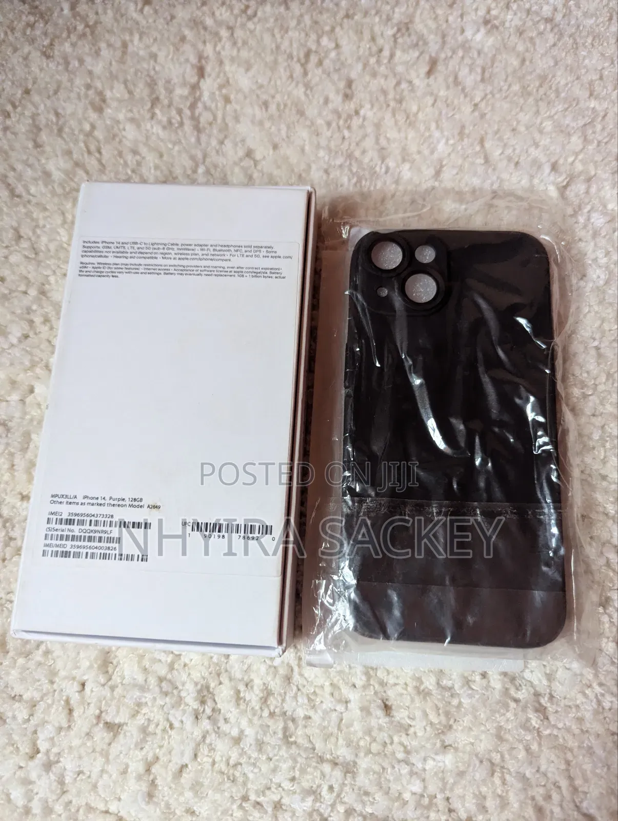 New Apple iPhone 14 128 GB Purple