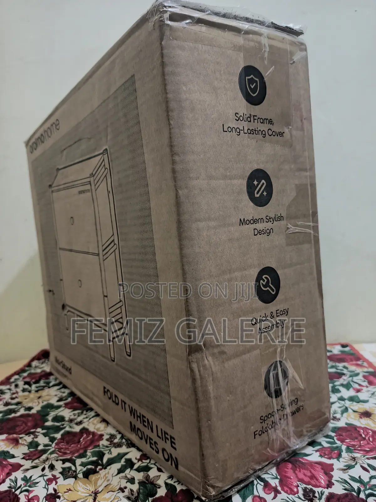 Oraimo Noirstand Multi-Purpose Design Spacious Storage Nightstand